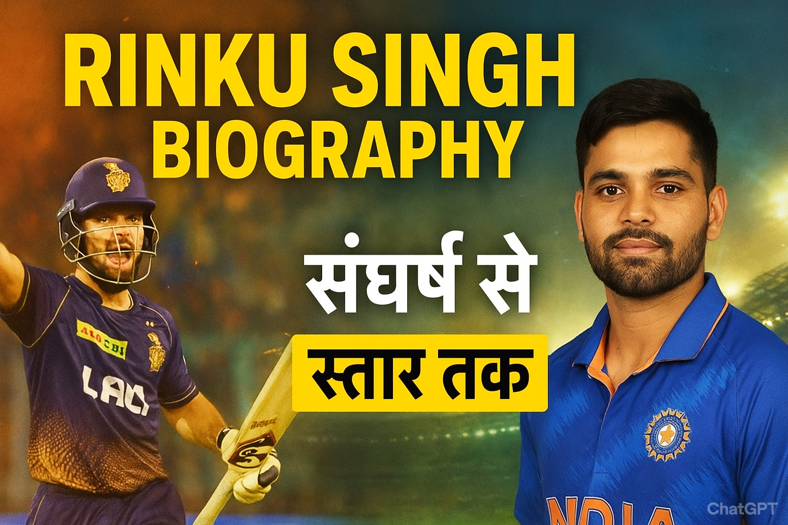 rinku singh biography in hindi
